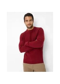 Rundhalspullover Brax "Style RICK", Damen, Gr. XXXL (58/60), lila, Strick, 80% Wolle, 20% Polyamid, Rundhals, Pullover Rundhalspullover