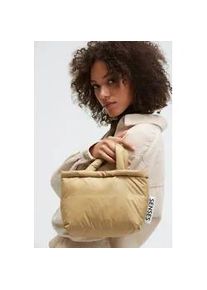 Schultertasche SENSES.THE LABEL, Damen, Gr. B/H/T: 20cm x 32cm x 9cm, light cognac, Polyamid, unifarben, Taschen Schultertasche, mit abnehmbarem Schulterriemen