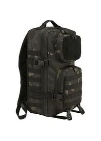 Rucksack BRANDIT "Brandit Unisex US Cooper Patch Large Backpack", Gr. onesize, schwarz camo, Polyester, Rucks&auml;cke Rucksack