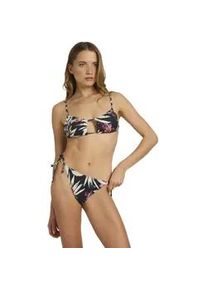 Bikini-Hose Roxy "Pt Beach Classics Ts Bikini", Damen, Gr. XL, US-Gr&ouml;&szlig;en, anthrazit wind swept floral, Obermaterial: 85% Microfaser, 15% Elasthan;, Badehosen Bikini-Hose