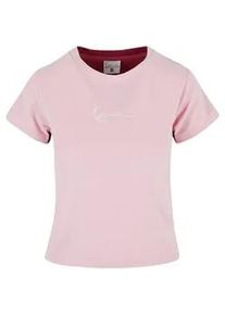 T-Shirt Karl Kani "Karl Kani Damen", Damen, Gr. M, berry, light rose, 100% Baumwolle, bedruckt, normal, Rundhals, Shirts T-Shirt