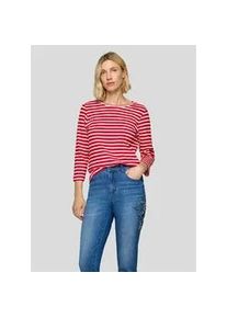 Print-Shirt Rabe "T-Shirt", Damen, Gr. 46, rot, 92%Baumwolle, 8%Elastan, tailliert, Shirts