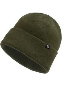 Beanie BRANDIT "Brandit Accessoires Watch Cap", Herren, Gr. onesize, olive, Kunstfaser, M&uuml;tzen Beanie