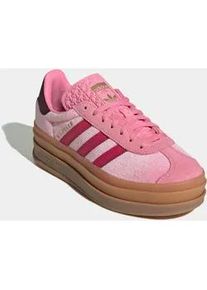 Sneaker Adidas ORIGINALS "GAZELLE BOLD", M&auml;dchen, Gr. 38,5, bliss pink, ruby rot, maroon, Leder, Synthetik, Textil, Schuhe Sneaker, Samt-Sneaker, f&uuml;r Kinder & Jugendliche