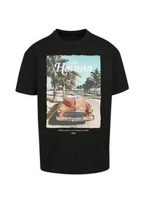 T-Shirt "Upscale by Mister Tee Unisex Havana Vibe Oversize Tee", Damen, Gr. XS, schwarz, 100% Baumwolle, UPSCALE BY Mister Tee, unifarben, oversize, Rundhals, Shirts T-Shirt