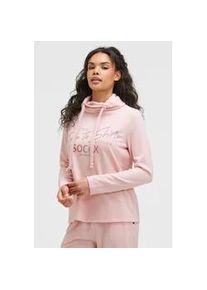 Rollkragenpullover SOCCX, Damen, Gr. XXL, pearl rose meliert, Strick, Material: 53% Viskose, 43% Polyester, 4% Elasthan, Glitzermuster, bedruckt, regular fit normal, Rundhals, eingesetzt gerader Abschluss, Pullover Rollkragenpullover