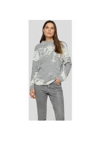 Strickpullover Rabe "Pullover", Damen, Gr. 46, grau, 50%Wolle, 25%Viskose, 25%Polyamid, gerade, gerader Abschluss, Pullover Strickpullover