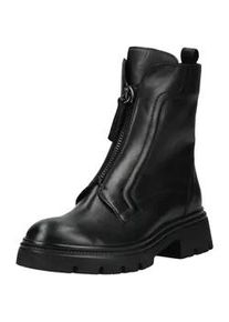 Schn&uuml;rstiefelette Gabor "Gabor Stiefelette Glattleder", Damen, Gr. 38,5, schwarz, Glattleder, Schuhe Schn&uuml;rstiefelette