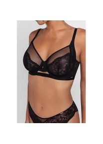 B&uuml;gel-BH Dorina "Jemma", Damen, Gr. 70, Cup D, schwarz, Obermaterial: 66% Polyamid, 22% Polyester, 12% Elasthan, BHs B&uuml;gel-BH, feminin, nicht gef&uuml;ttert, elastisch, florale Spitze