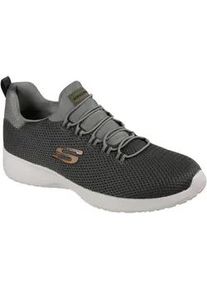 Slip-On Sneaker Skechers "DYNAMIGHT", Herren, Gr. 46, oliv, Textil, Schuhe, Slipper, Sneaker mit Memory Foam