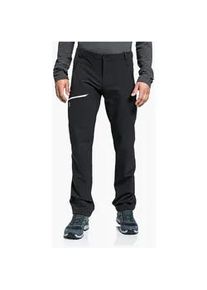 Sch&ouml;ffel Softshellhose SCH&Ouml;FFEL "Pants Folkstone Warm M", Herren, Gr. 48, schwarz, Obermaterial: 56% Nylon, 34% Polyester, 10% Elasthan. Futter: 100% Polyester, sportlich, Hosen Softshellhose