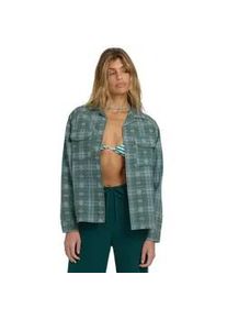 Langarmshirt Billabong "Coastal Breeze", Damen, Gr. S, blau (mineral blau), Obermaterial: 100% Walkfrottier;, Shirts Langarmshirt