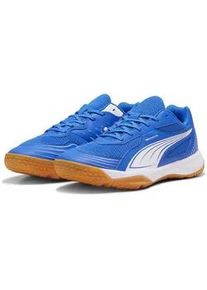 Sneaker Puma "Solarflash III Hallensportschuhe Erwachsene", Herren, Gr. 45, team royal wei&szlig; blau, Obermaterial: Synthetik, Textil; Futter: Textil; Innensohle: Textil; Laufsohle: Gummi, Schuhe Sneaker