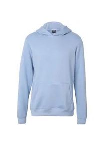 Kapuzenpullover Urban Classics "Urban Classics Basic Essential Hoody", Herren, Gr. 3XL, powderblau, 50% Baumwolle, 50% Polyester, unifarben, normal, ohne Ausschnitt, Pullover Kapuzenpullover