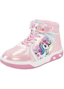 Sneaker Disney "UNICORN", Damen, Gr. 28, pink, Synthetik, Schuhe Sneaker, mit cooler Blinkfunktion