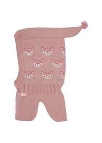 Schlupfm&uuml;tze MaxiMo, M&auml;dchen, Gr. 53, rosa (rose tan), Strick, Baumwolle, gemustert, M&uuml;tzen, Baumwolle, doppelt gestrickt, Ausgen&auml;htes Halsteil, kurzer Zipfel