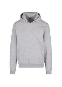 Kapuzenpullover Urban Classics "Urban Classics Basic Essential Hoody", Herren, Gr. L, erdgrau, 50% Baumwolle, 50% Polyester, unifarben, normal, ohne Ausschnitt, Pullover Kapuzenpullover