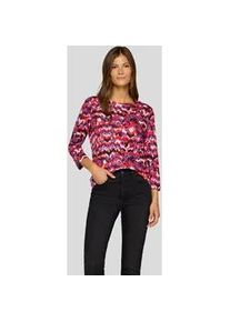 Print-Shirt Rabe "T-Shirt", Damen, Gr. 52, rot, 50%Baumwolle, 50%Viskose, tailliert, Shirts