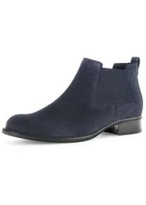 Chelseaboots Gabor "Chelsea Boot", Damen, Gr. 37,5, blau, Schuhe Chelseaboots