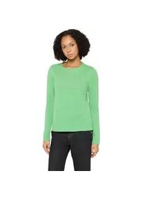 Strickpullover Cartoon "Damen mit Rundhalsausschnitt", Damen, Gr. 42, shamrock, Feinstrick, Obermaterial: 100% Kaschmir, straight fit lang, Rundhals, Pullover Strickpullover