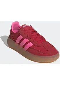 Sneaker Adidas SPORTSWEAR "BARREDA DECODE KINDER", M&auml;dchen, Gr. 40, better scarlet, lucid pink, gum10, Leder, Textil, Schuhe Sneaker, inspiriert vom Adidas Handball Spezial, f&uuml;r Kinder & Jugendliche