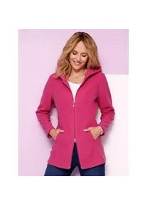 Fleecejacke Classic Basics, Damen, Gr. 38, fuchsia, 100% Polyester, unifarben, Jacken Fleecejacke