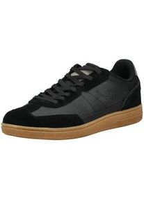 Marc O'Polo Sneaker MARC O'POLO "Marc O'Polo Sneaker Leder", Herren, Gr. 44, schwarz, braun, Leder, Schuhe Sneaker