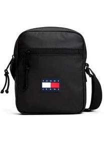Tommy Hilfiger Umh&auml;ngetasche TOMMY JEANS "TJM DAILY TECH REPORTER", Damen, Gr. B/H/T: 16,5cm x 20cm x 6cm, schwarz, Textil, Taschen Umh&auml;ngetasche, Men Schultertasche, Crossbody-Bag mit zwei F&auml;chern
