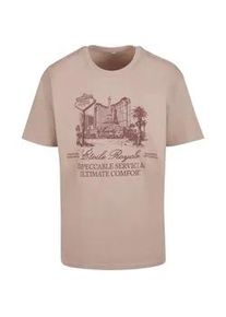 T-Shirt "Upscale by Mister Tee Etoile Royale Oversize Tee", Damen, Gr. S, duskrose, 100% Baumwolle, UPSCALE BY Mister Tee, bedruckt, oversize, Rundhals, Shirts T-Shirt