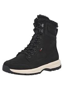 Winterboots Rieker SPORT, Herren, Gr. 43, schwarz, Nubukleder, unifarben, Schuhe Winterboots, Schn&uuml;rboots, Winterstiefelette mit wasserabweisender RiekerTEX-Membran