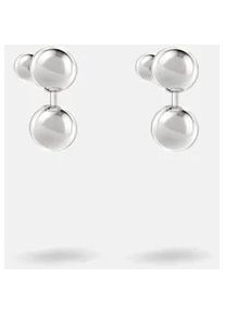 Paar Ohrstecker Liebeskind Berlin "Schmuck Geschenk Edelstahl Ohrringe Steel Ball", silberfarben, Ohrringe, Damen, Edelstahl