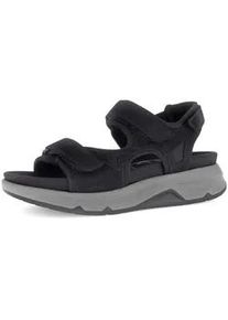 Trekkingsandale Gabor "Trekkingsandale", Damen, Gr. 40,5, schwarz, Schuhe