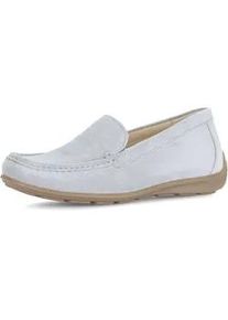 Mokassin Gabor "Mokassin", Damen, Gr. 39, blau, Schuhe Mokassin