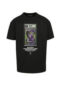 T-Shirt "Upscale by Mister Tee Unisex Blend Oversize Tee", Damen, Gr. S, schwarz, 100% Baumwolle, UPSCALE BY MISTER TEE, unifarben, oversize, Rundhals, Shirts T-Shirt