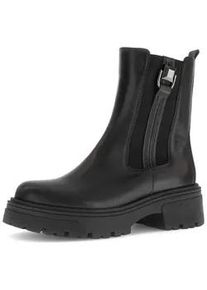 Chelseaboots Gabor "Chelsea Boot", Damen, Gr. 40, schwarz, Schuhe Chelseaboots