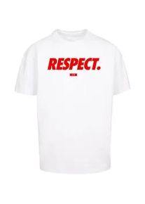 T-Shirt "Upscale by Mister Tee Herren", Damen, Gr. L, wei&szlig;, 100% Baumwolle, UPSCALE BY Mister Tee, bedruckt, oversize, Rundhals, Shirts T-Shirt