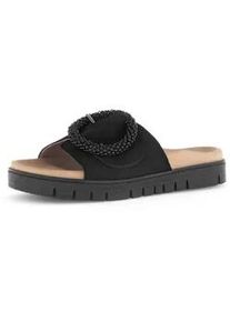 Pantolette Gabor "Pantolette", Damen, Gr. 37, schwarz, Schuhe Pantolette