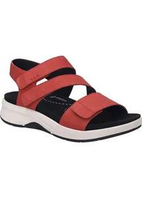 Sandale Josef Seibel "Estelle 03, rot", Damen, Gr. 39, rot, Obermaterial: 100% Rindsleder Leather cow., Schuhe Sandale