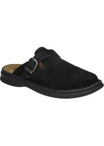 Clog Josef Seibel "Madrid, schwarz", Herren, Gr. 41, schwarz, Obermaterial: 100% Rindsleder Leather cow., Schuhe Clog