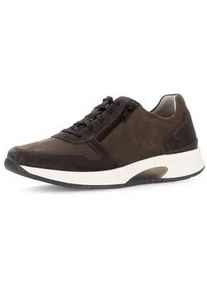 Sneaker Gabor "Sneaker low", Herren, Gr. 42,5, braun, Schuhe Sneaker