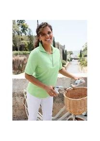 Poloshirt Casual Looks "Poloshirt", Damen, Gr. 40, reseda, 50% Baumwolle, 50% Modal, unifarben, Shirts