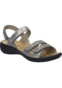 Sandale Josef Seibel "Ibiza 86, platin", Damen, Gr. 36, grau (platin), Obermaterial: 100% Rindsleder Leather cow., Schuhe Sandale