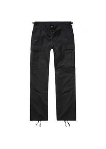Cargohose BRANDIT "Brandit Damen Ladies BDU Ripstop Trouser", Damen, Gr. 30, Normalgr&ouml;&szlig;en, schwarz, 100% Baumwolle, normal, Hosen Cargohose