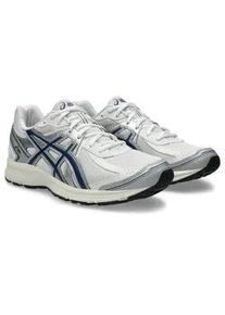 Sneaker asics "JOG 100S", Damen, Gr. 41,5, wei&szlig;, independence blau, Synthetik, Schuhe Sneaker