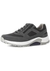 Sneaker Gabor "Sneaker low", Herren, Gr. 42, grau, Schuhe Sneaker