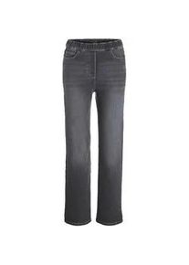 Stretch-Jeans GOLDNER "Bequeme Jeanshose VERA", Damen, Gr. 44, N-Gr, grau, Obermaterial: 83% Baumwolle CO. 15% Polyester PES. 2% Elasthan EL., Jeans