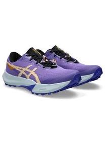 Trailrunningschuh asics "FUJI LITE 6", Damen, Gr. 39,5, amethyst, apricot crush, Textil, Schuhe, leichter Trailrunningschuhe