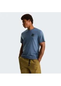 T-Shirt The North Face "M EVOLUTION BOX HALF DOME REGULAR SHORT SLEEVE TEE", Herren, Gr. L, granite grau, Obermaterial: 60% Baumwolle, 40% Polyester, normal, Rundhals, Shirts T-Shirt, normale Passform, Kurzarm, f&uuml;r Sportmode und Outdoormode