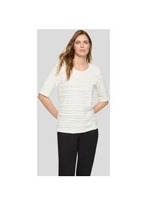 Print-Shirt Rabe "T-Shirt", Damen, Gr. 40, wei&szlig;, 68%Viskose 28%Polyester 4%Elasthan, unifarben, tailliert, Shirts