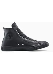 Sneaker Converse "CHUCK TAYLOR ALL STAR", Damen, Gr. 37, schwarz, schwarz, schwarz, Leder, Schuhe Sneaker, wasserabweisend